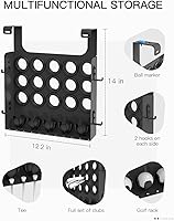 Vista 1 de Tiga Golf Stroller Attachment - Enjoy Golf with Your Kids - Easy Installation - Universal Golf Club Holder - Ideal Golf Accessory Gift for Parents