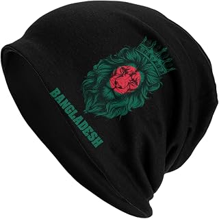 National Flag Lion Beanies Hats for Men Women Elastic Slouchy Skull Caps Winter Warm Soft Thin Lightweight