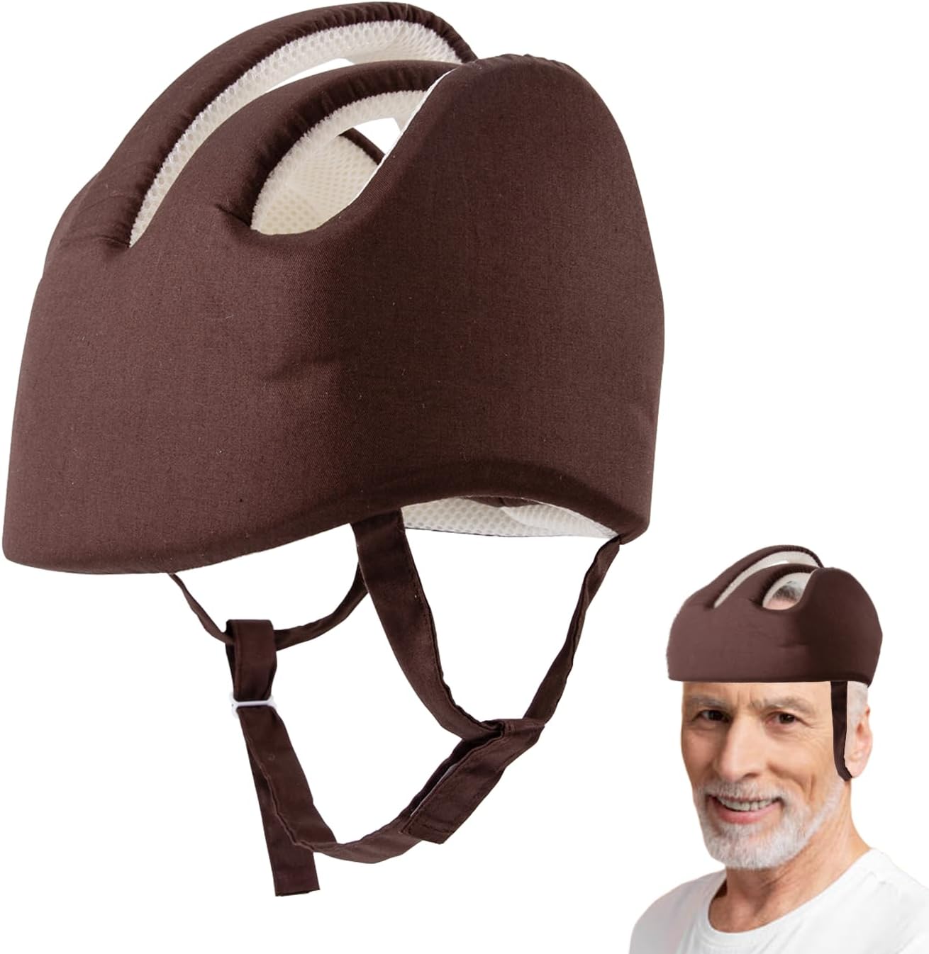 Soft Helmet, Soft Bump Helmet, Adjustable and Breathable Anti Fall Head Safety Helmet, Protective Helmets for Elderly