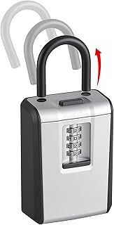 THIRARD Ultimate KeyBox – Ultra-langlebige robuste Schlüsselschlossbox, Wandmontage & tragbar, Premium wetterfester Schlüsselsafe mit sicherer 4-stelliger Zahlenkombination für Zuhause, Büro, Airbnb
