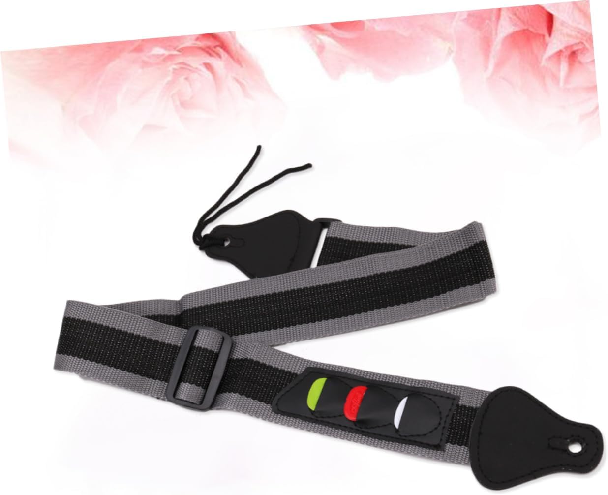 Toyvian 2pcs Nylon Strap Wear Proof Strap Tape Guitar Blackx3pcs mediumx3pcs image 5 of 9 B0CPVYV39P