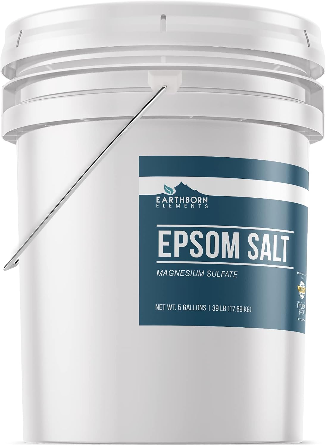 Earthborn Elements Lavender Epsom Salt & Epsom Salt Bundle (5 Gallons Each), Bulk Sizes, Pure & Undiluted, Soak & Clean
