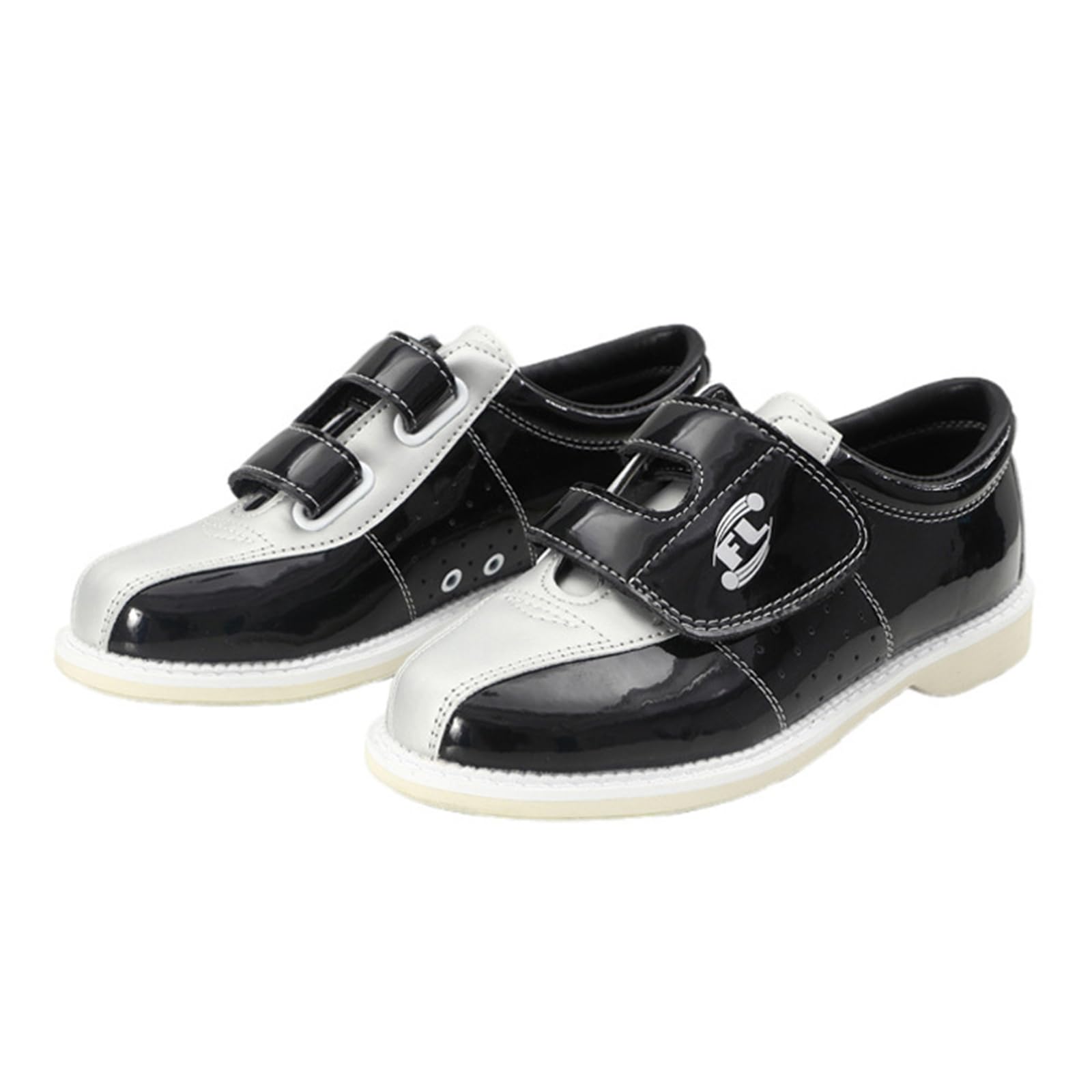 JiuQing Bowlingschuhe Für Herren Damen Slip-On-Walking-Schuhe Für Den Innenbereich Wildleder-Gleitsohle Für Bowling-Training Für Anfänger