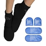 Cold Therapy Socks and Extra Gel Packs Bundle - Size: L/XL