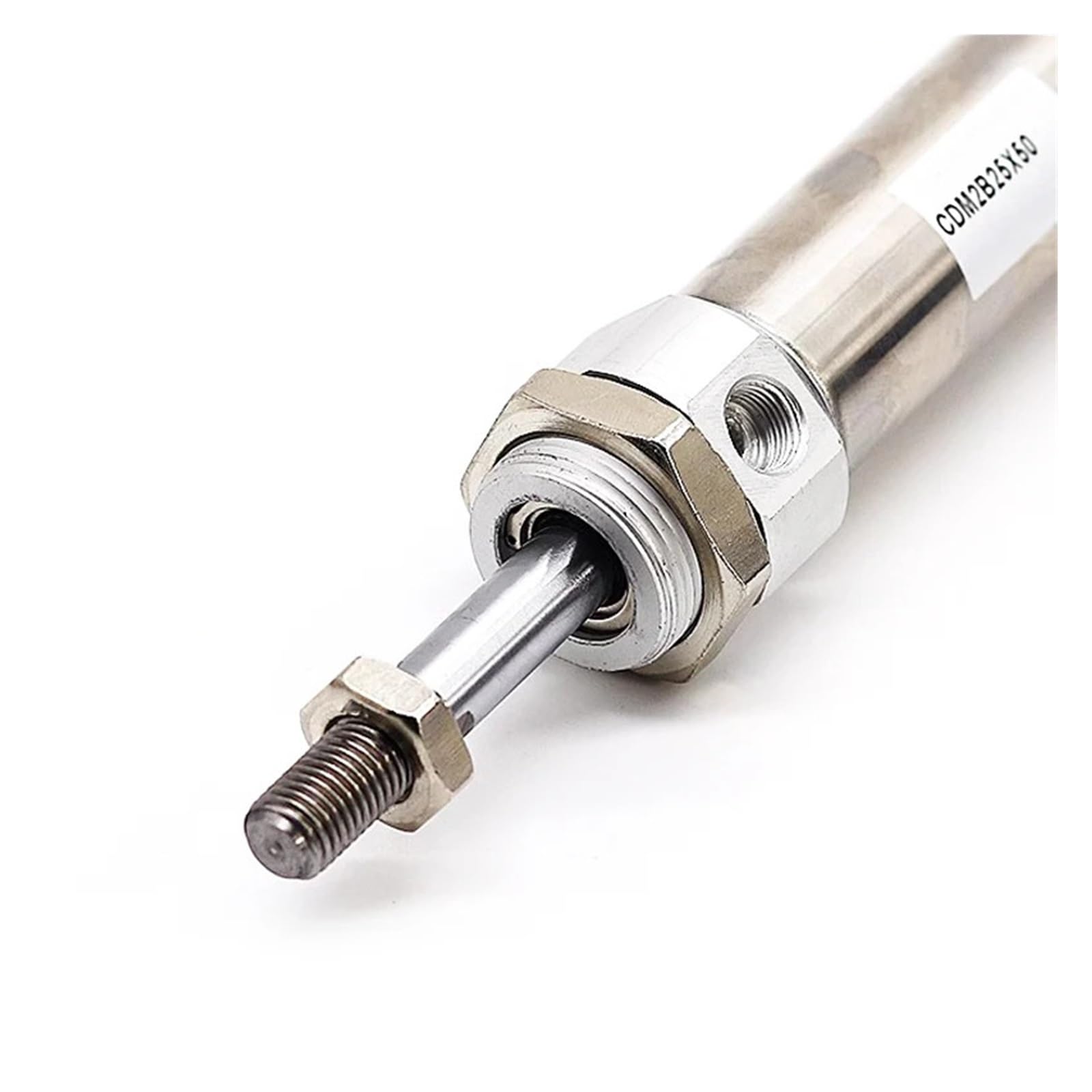 CDM2B16/20/25/32/40 Series - Anillo magnético de acero inoxidable de 25 a 300 mm, cilindro de aire neumático de doble efecto (carrera de 125 mm, diámetro de 40 mm)