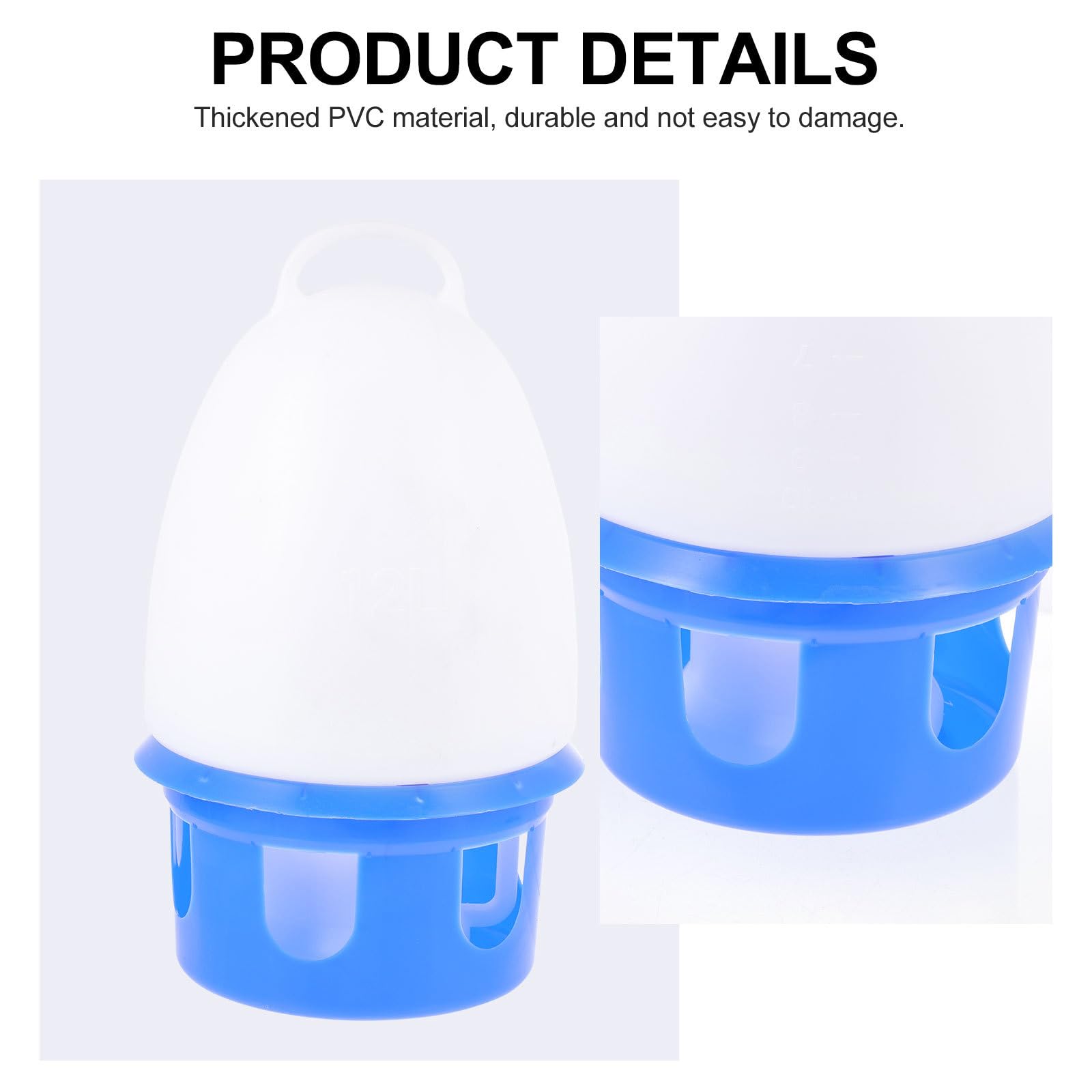 Blu Abbeveratoio da PVC in Staccabile, e Facile Pulire Piccioni