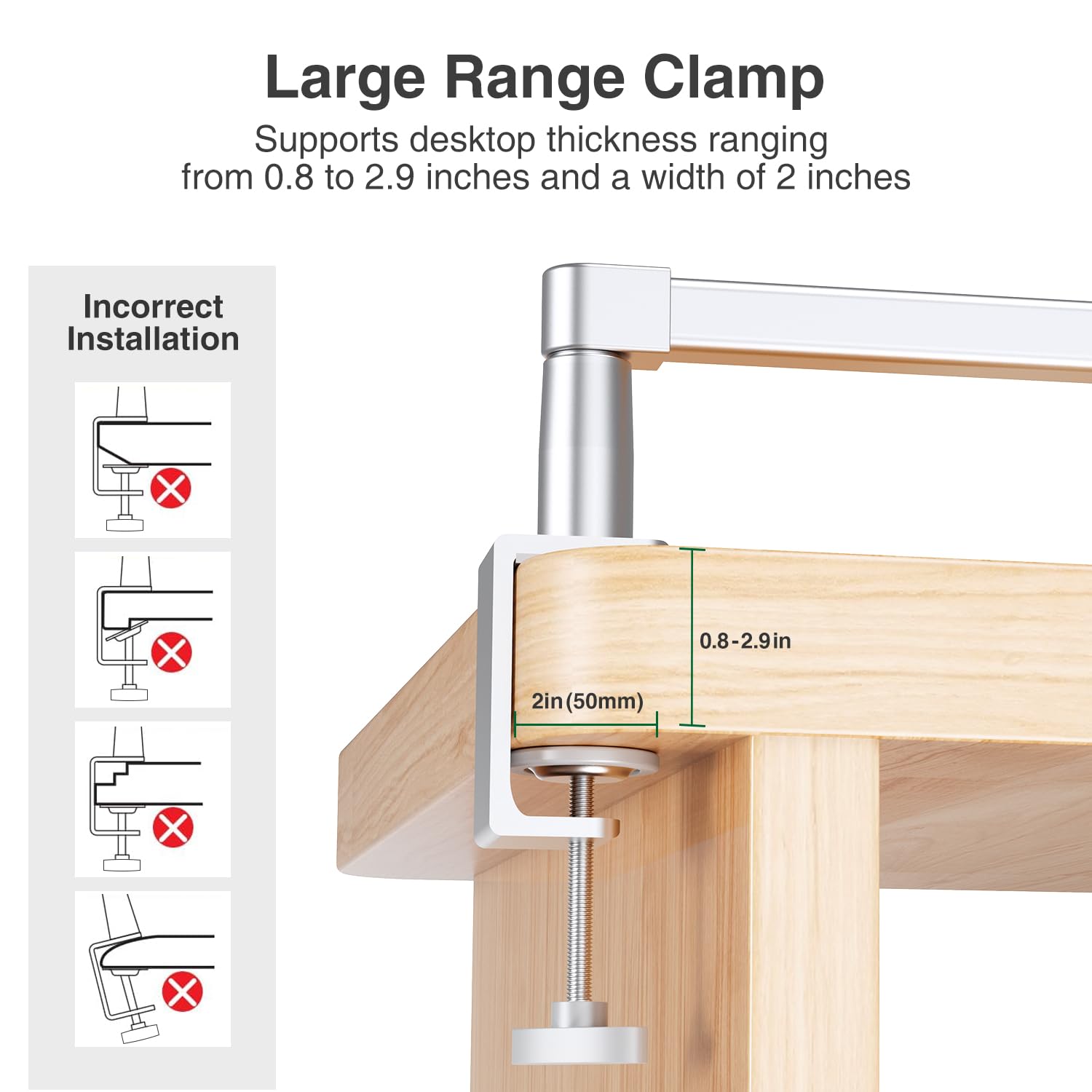 elitehood iPad Halterung Bett, Verstellbare iPad Halterung Tisch | 360°-Drehung Tablet Ständer Arm für Schreibtisch und Bett für Pad Pro 12.9, Air, Tragbaren Monitor und 4.7-13” Geräte