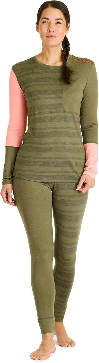 Ortovox Women's 185 Rock'n'Wool Long Sleeve Base Layer, Soft Breathable Merino Wool Base Shirt for Winter Touring & Skiing - Image 2