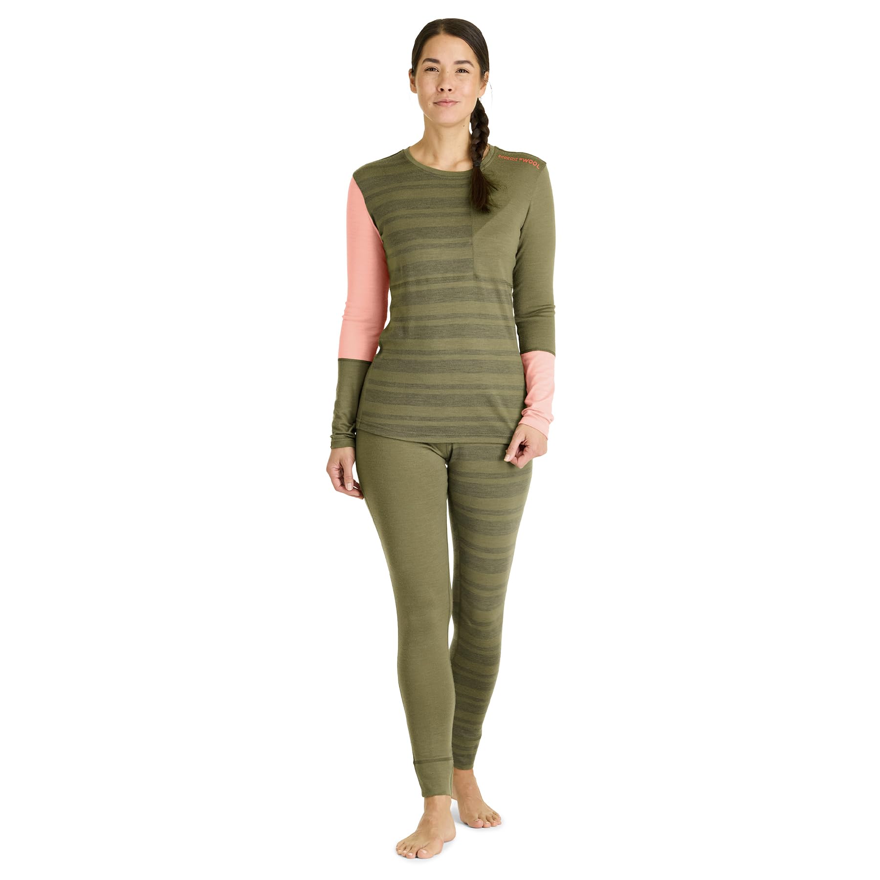 ORTOVOX 185 ROCK'N'WOOL Longsleeve, Damen, wild herbs, XL