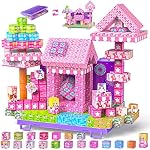 Magnetic Blocks, Magnetic Building Blocks,STEM Constructions Magnet Blocks for Kids, Boys and Girls Age 3+ Years Old, Building Toys Gifts for Kids 84PCS 1" Large Size