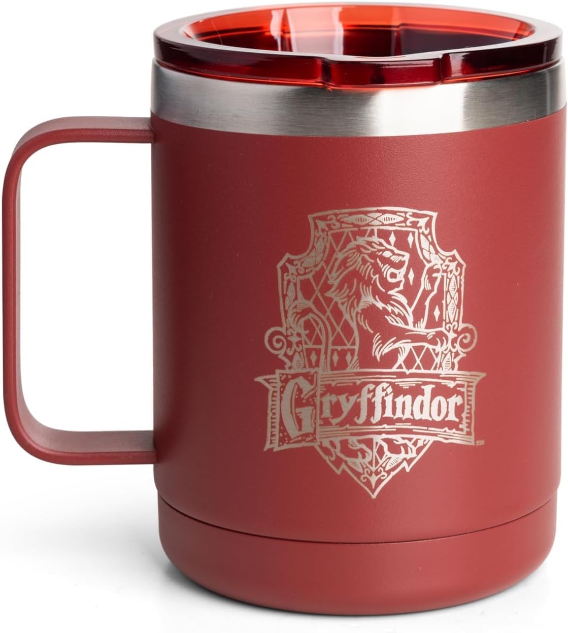 Smartshake Harry Potter Bohtal Insulated Coffee Mug 12 oz, Double Wall Vacuum Insulated Mug with Lid, Leakproof BPA-Free Stainless Steel Coffee Cup, Travel Mug for Hot & Cold Beverages (Slytherin)