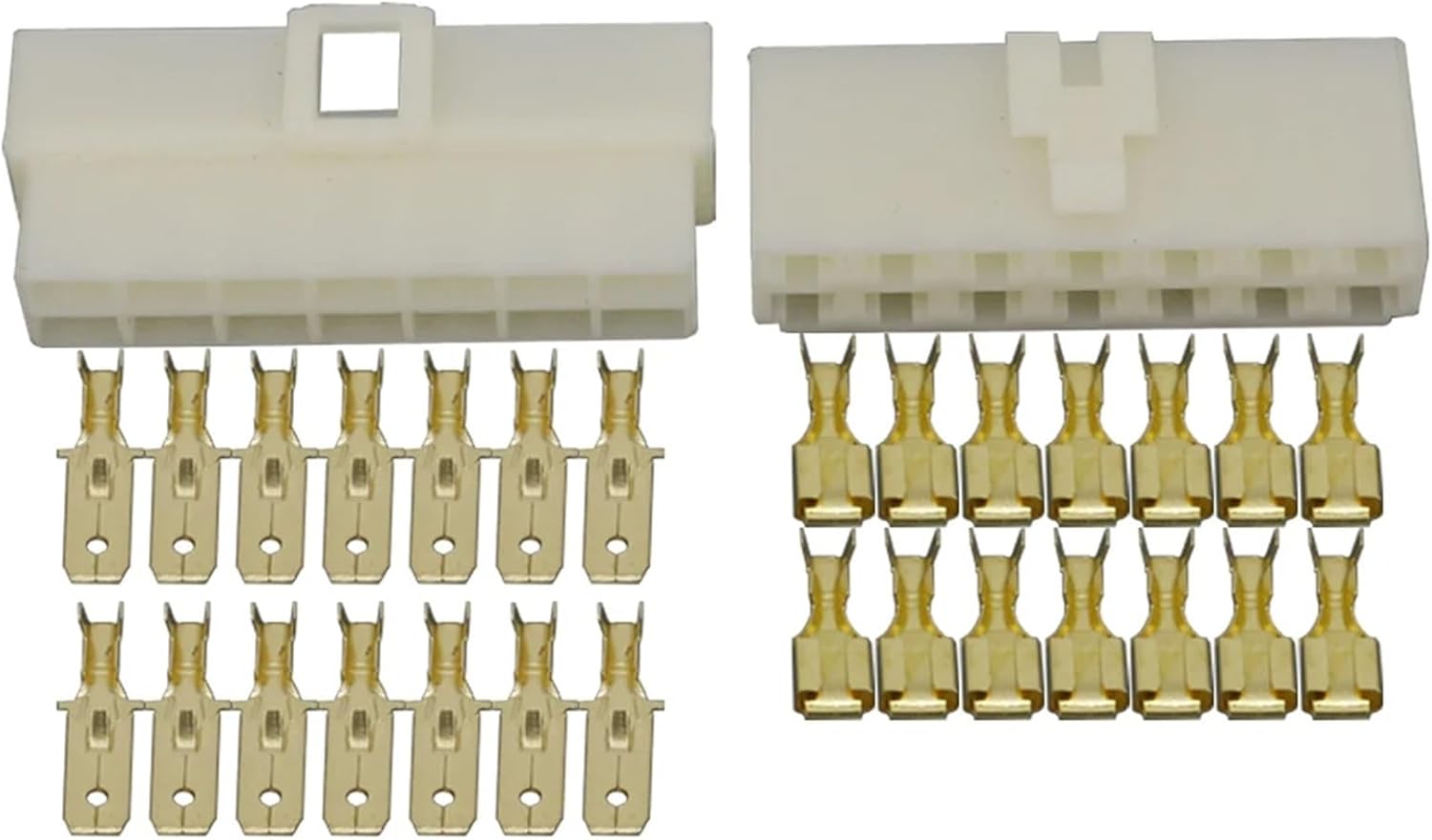 1 Set 6.3 MM Automotive Wiring 1P 2 P 3P 4P 6P 8P 9P 10P 12P 14P Male and Female Butt Socket High Current Connector(6 Pin)