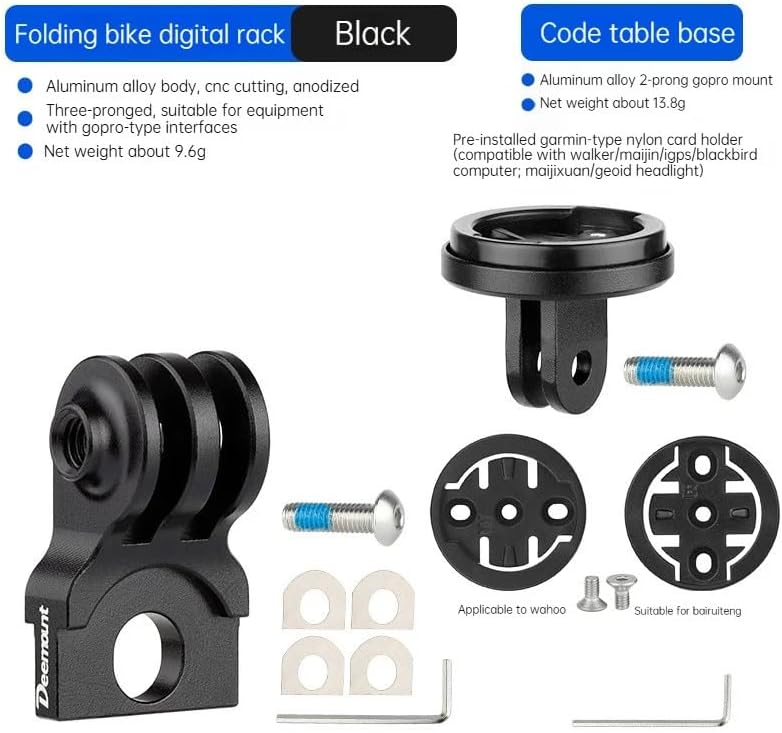 For BROMPTON GAR Computer and Action Camera Mount