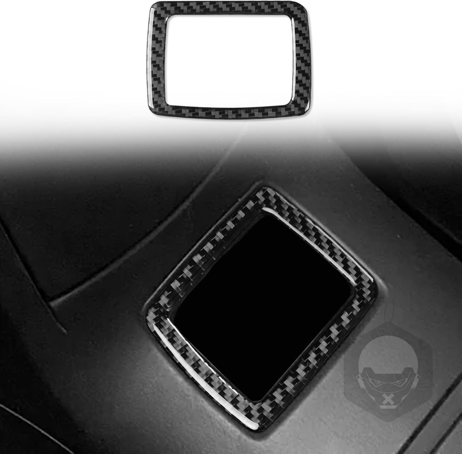 Car Rear File Box Panel Cover Trim Compatible with BMW Z4 E85 2003 2004 2005 2006 2007 2008 Carbon Fiber Automotive Interior Black