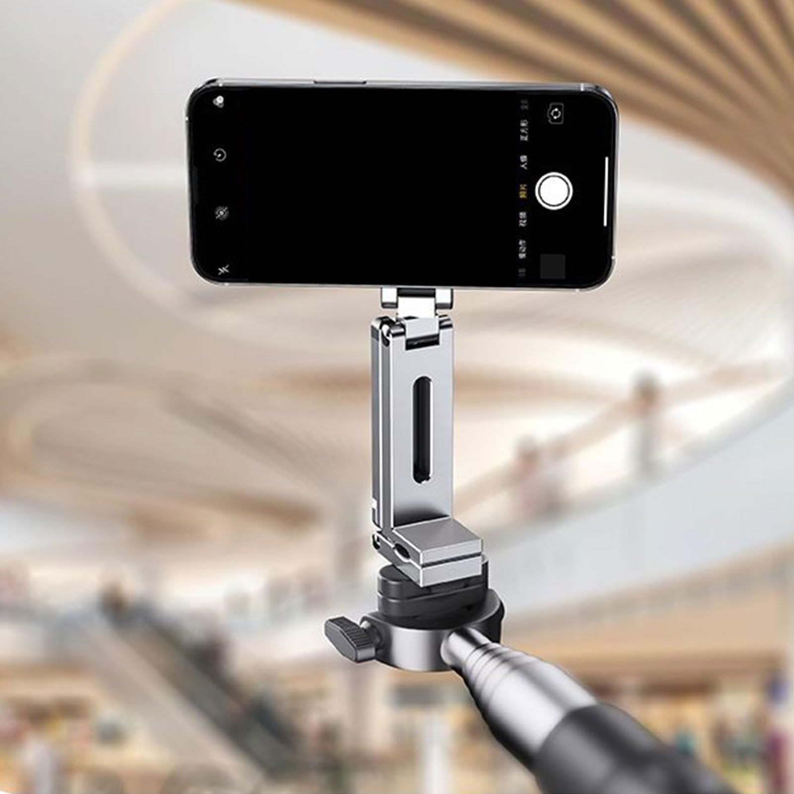 Treppiede Magnetico Treppiede con Clip, Rotazione 360°, Pieghevole Compatto | Mini Treppiede Alluminio Per Viaggi, Palestra, Ufficio, Registrazione Video, Selfie, Live