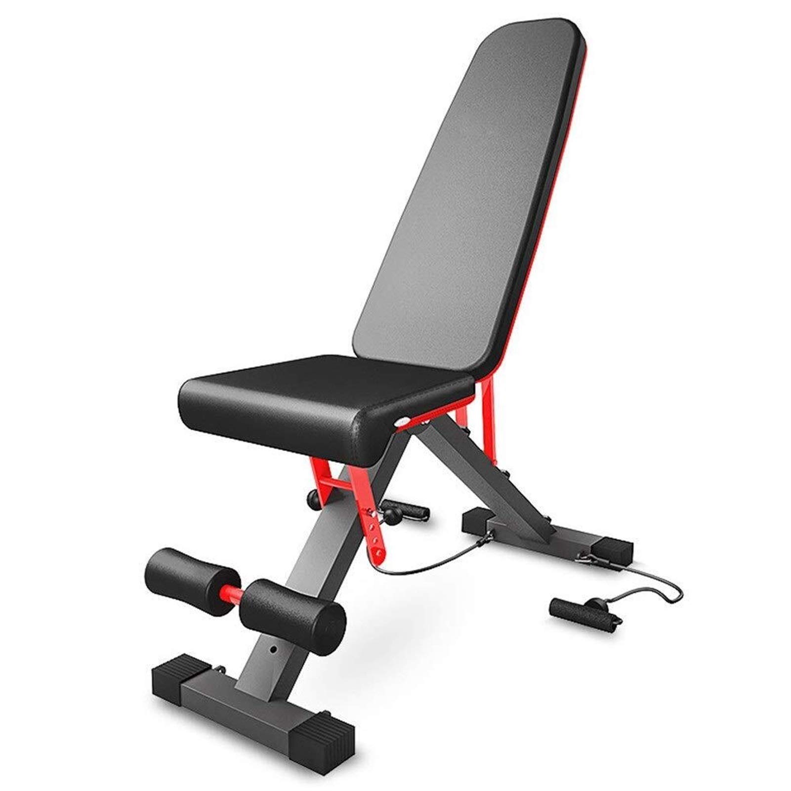 Sedia da Fitness Multifunzionale Regolabile per La Casa, per Allenamento con Manubri, Grande Sgabello Piatto, Attrezzatura Sportiva per Palestra Commerciale, Panca con Cu