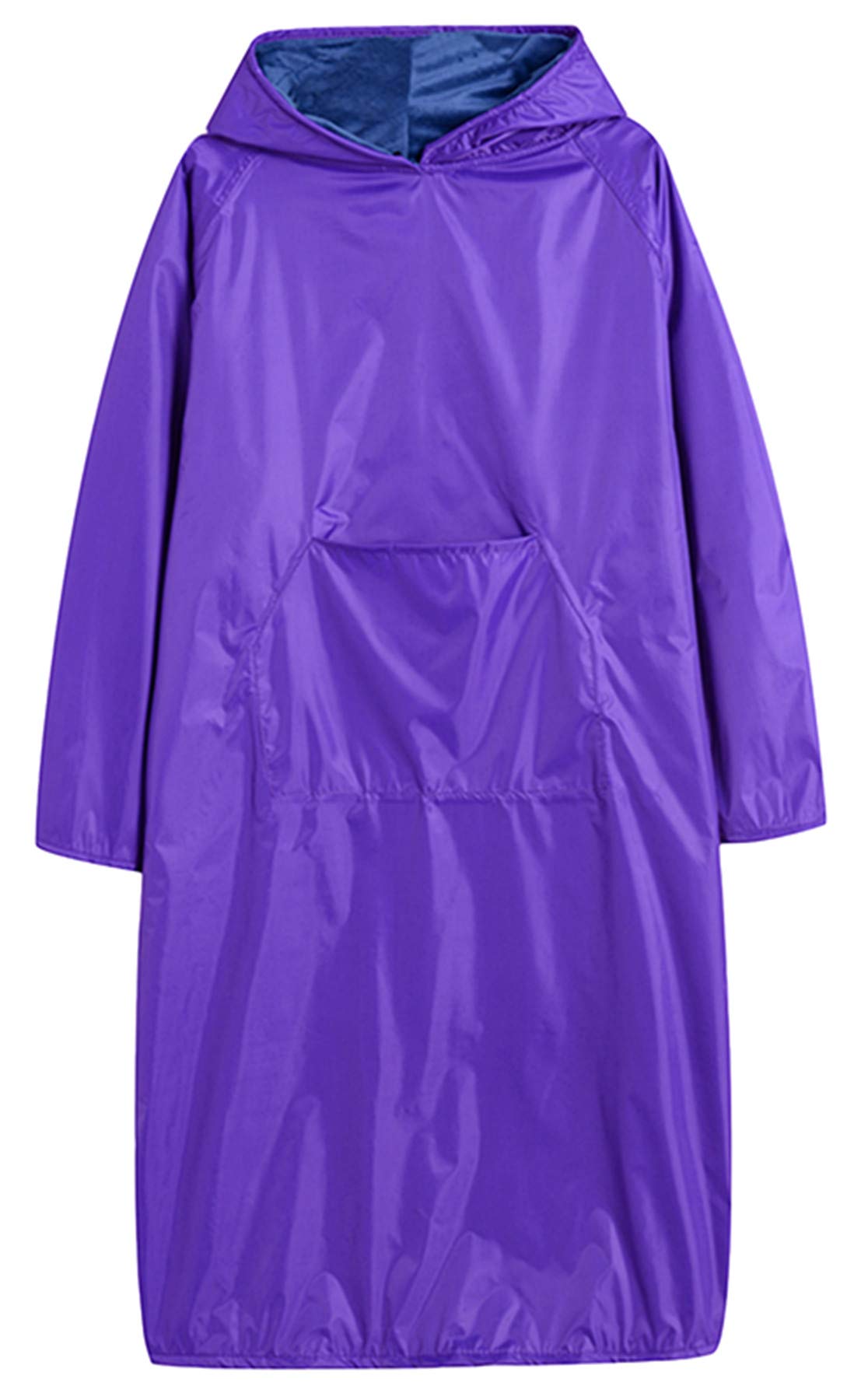 Albornoz largo con capucha cortavientos e impermeable de hombre 3