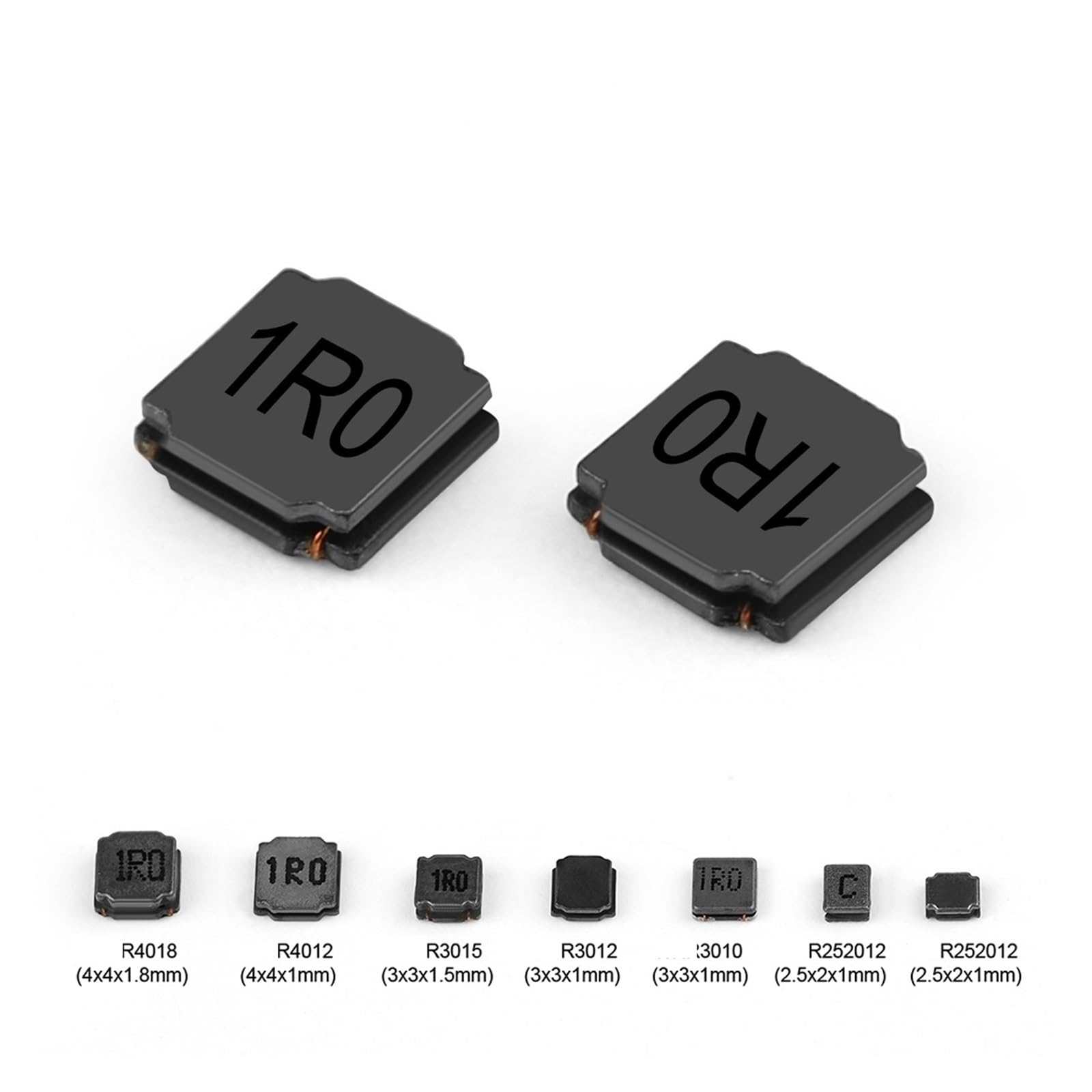 WHWRCADV 20 Pcs SMD Inductor R8040 1UH 1.5UH 2.2UH 3.3UH 4.7UH 6.8UH 10UH 15UH 22UH 33UH 47UH 68UH 100UH 8x8x4mm Magnetic Glue Inductor(330UH)