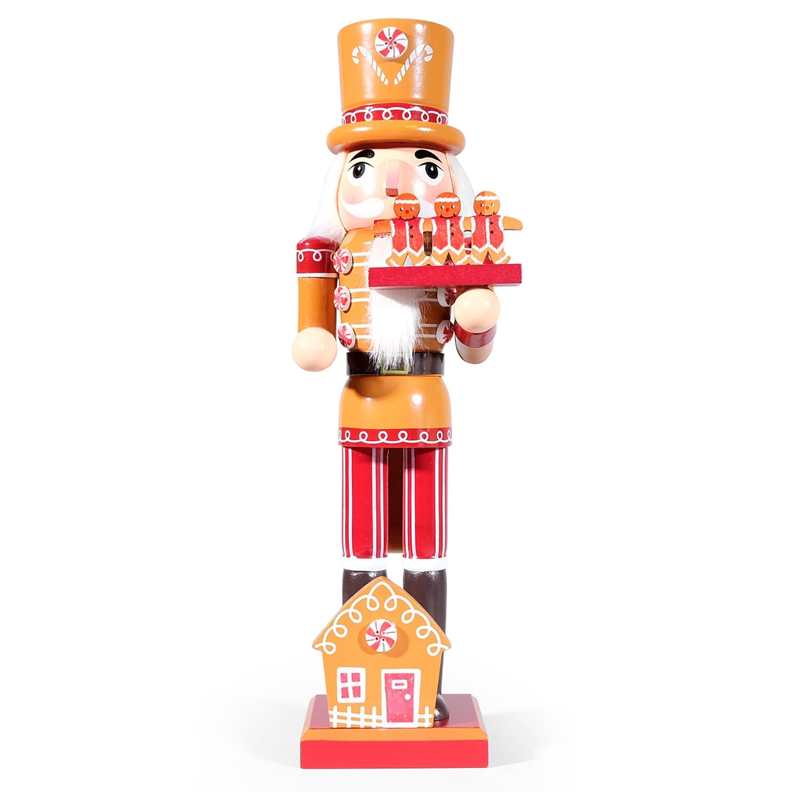 Casse-noisette de chef en bois figurine à offrir pour déco de Noël 38cm