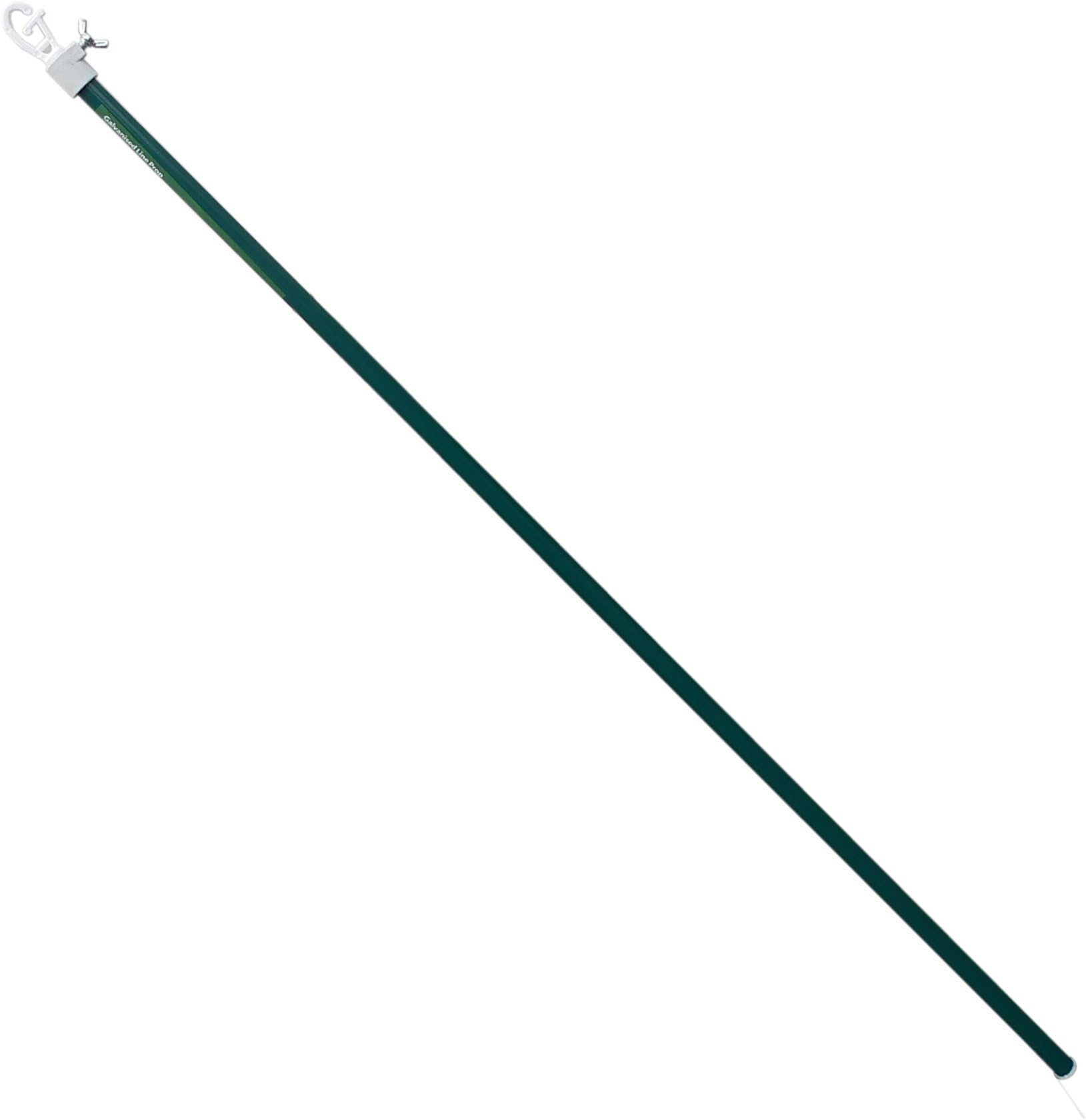 2x 2.4M Galvanised Heavy Duty Washing Line Prop Telescopic Clothing Laundry Support
