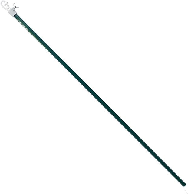 2x 2.4M Galvanised Heavy Duty Washing Line Prop Telescopic Clothing Laundry Home