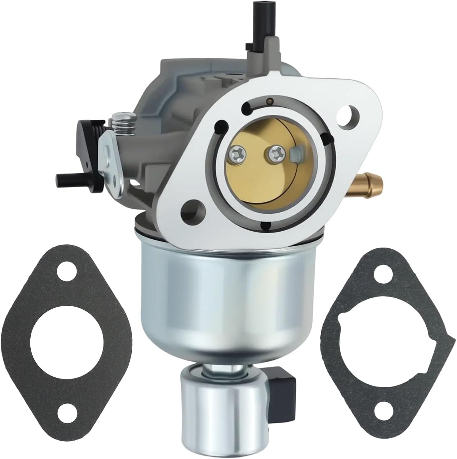 15004-0827 Carburetor Fit for Kawasaki FS481V FH580V FS541V FR600V FS600V Engine Carb Replace 15004-0822 15004-7060 15004-7053 15004-0818 with Air Filter Fuel Pump