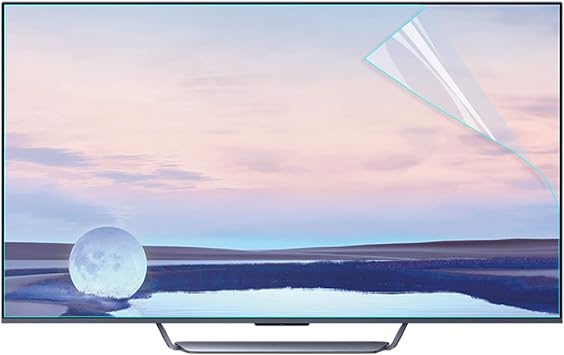 XRRX TV Screen Protector 50" 55" 58" 60" 65" 70" 75" Anti Blue Light Anti Glare Anti Scratch Anti UV Film, Relieve Computer Eye Strain for TCL/LCD/Toshiba/Sony/Hisense/Samsung / 65in1440x809mm