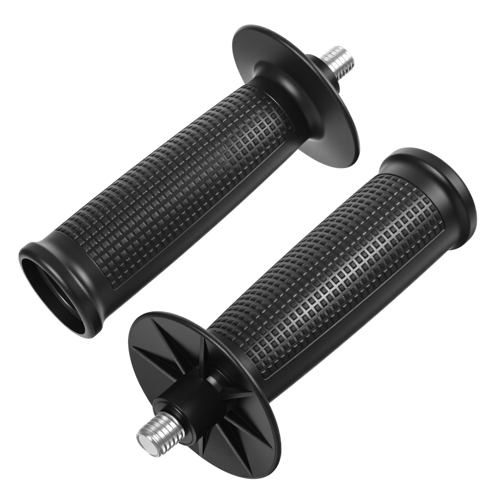 Photo 1 of 10mm Diameter Angle Grinder Handle Thread Auxiliary Side Handle Fit for All Brands Angle Grinder Black Plastic And Metal Construction, Non-Slip Grip Design