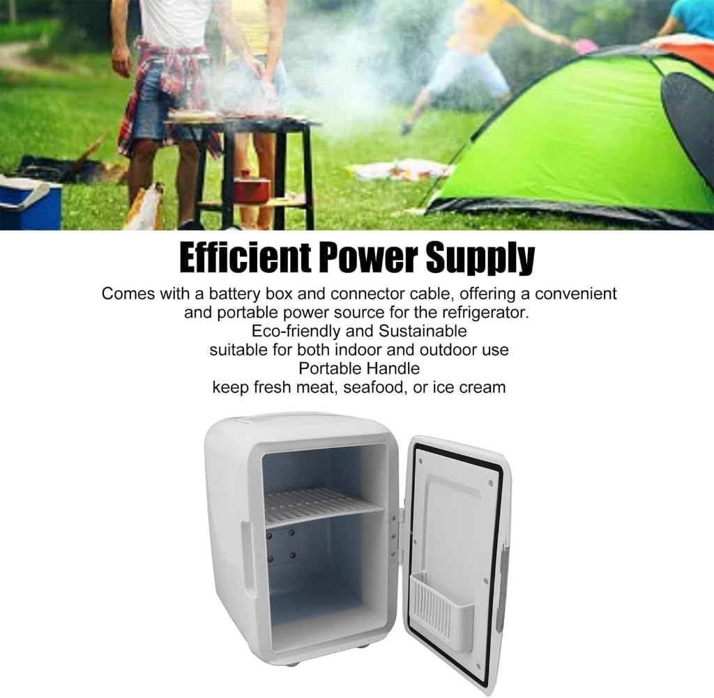 Solar Powered Mini Fridge Versatile Solar Refrigerator for Boating & Picnics