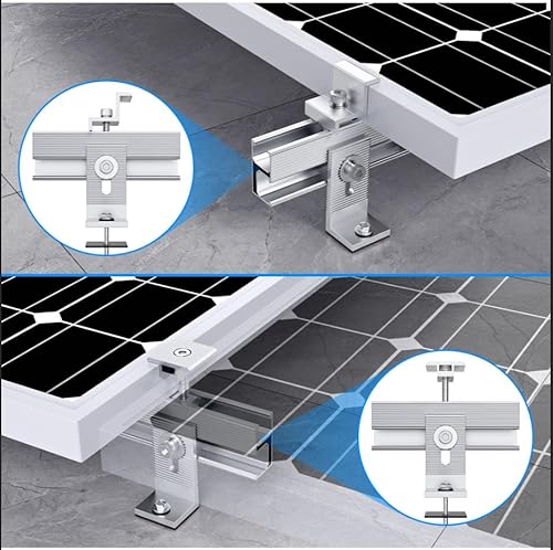 image for magamuz Solar Panel Mounting Bracket Kit, 10Pcs Solar Panel Mount for 