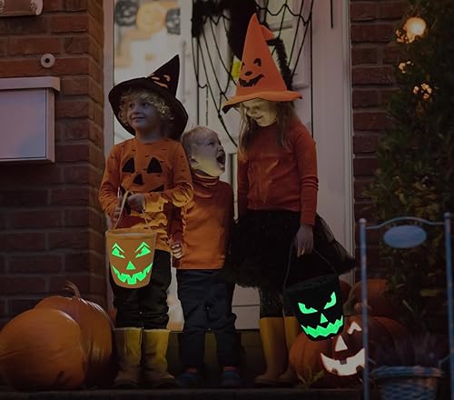 Miniatura 5 de 2 bolsas de dulces multiusos para Halloween con diseño de calabaza