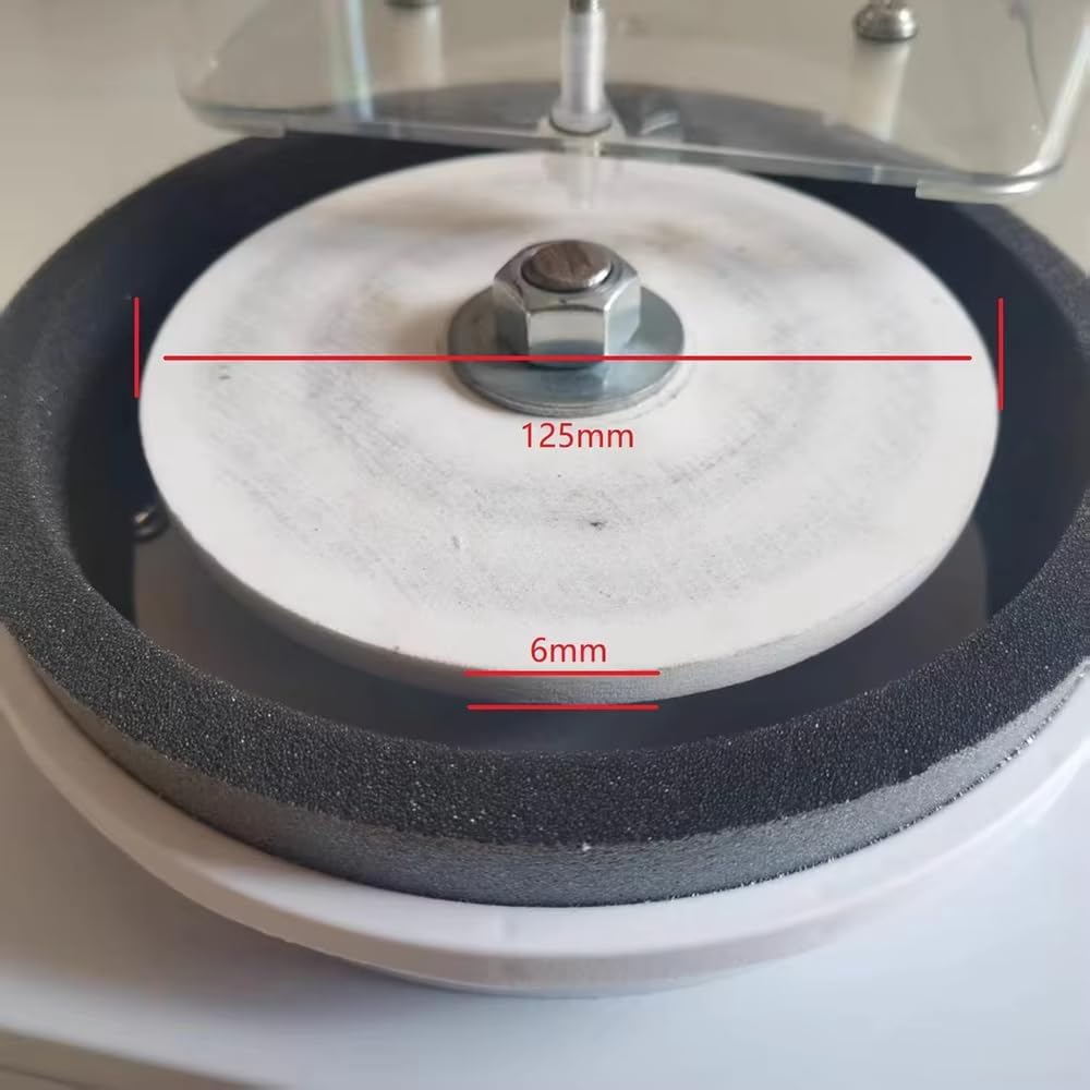 Electric Knife Sharpener Home Use Sharpening Machine, Portable Variable Speed Water-Cooled Grinder with White Corundum Wheel