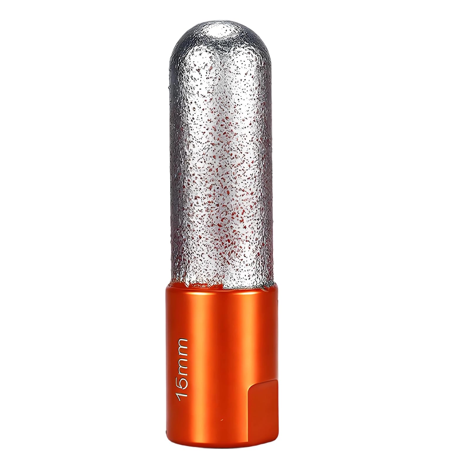 Limtula 15Mm Opening Enlargement Chamfer Bit Roundover Grinding Head With Threaded Mount For Ceramic Stone Glass Finishing Use Roundover Chamfer Bit Threaded Grinder Attachment Ceramic Glass Stone Beveling Opening