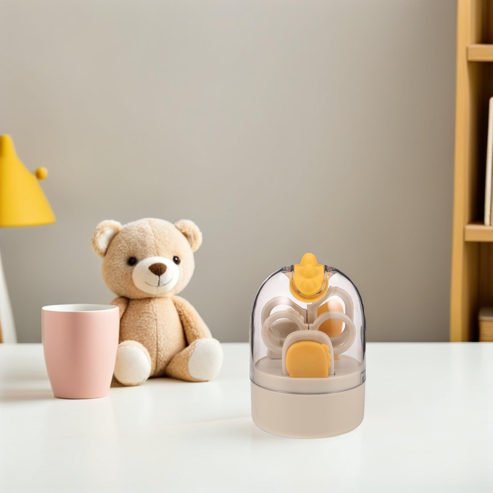 Cortaúñas Estuche Tijeras y Pinzas De Manicura Kit De Cuidado Para Bebés Pequeños Para Recién Nacidos y Cuidado De Uñas