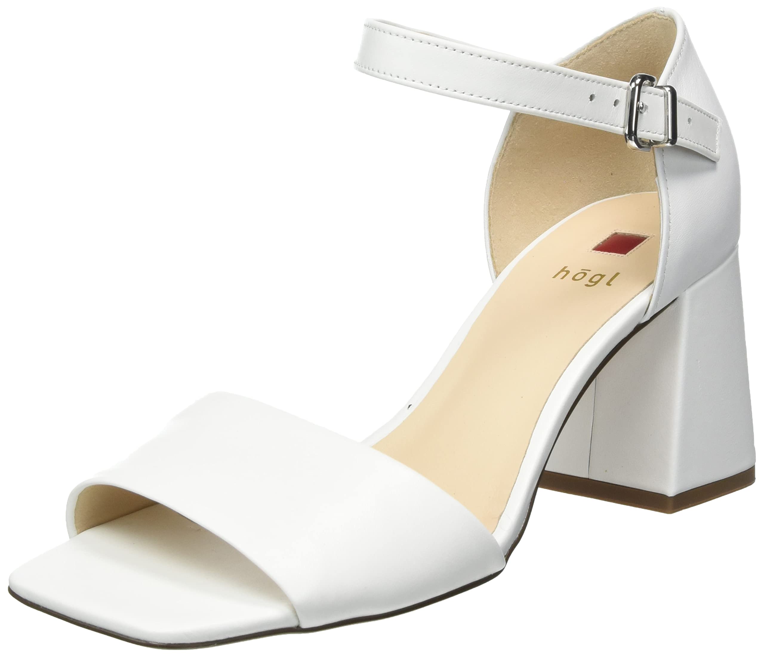 HÖGL Women's Beatrice Sandals, White, 37 EU X-Weit