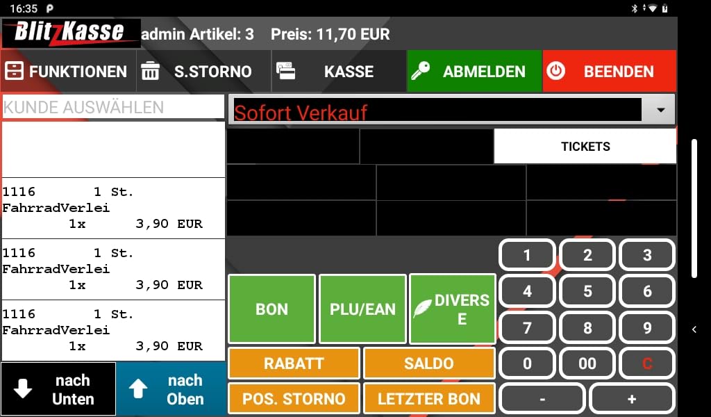 10" Kassensystem für Einzelhandel ohne Abo – All-in-One Kasse mit Bondrucker, Kundenanzeige & Kassenschublade – POS für Imbiss, Kiosk, Laden & Lieferservice – TSE-Konform, sofort einsatzbereit