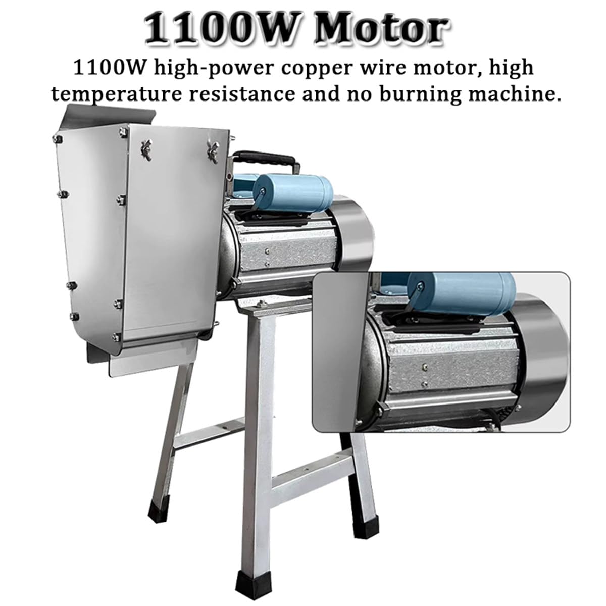 Kartoffelpresse aus Edelstahl, 1100 W, robust, für Gemüse und Obst, ideal für die Herstellung von Babynahrung