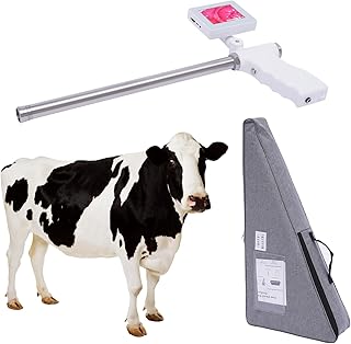 Visual Insemination Gun for Cow,Professional Insemination Gun with Monitor,Cattle Visual Insemination Instrument with 360° Adjustable Screen,Veterinary Insemination Farm Tools for Cows,Camels,Horses