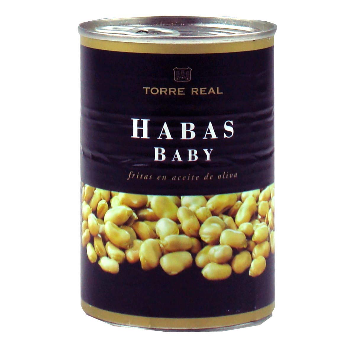 Habas Baby fritas en aceite de oliva Torre Real Pack 3 unidades x 390g