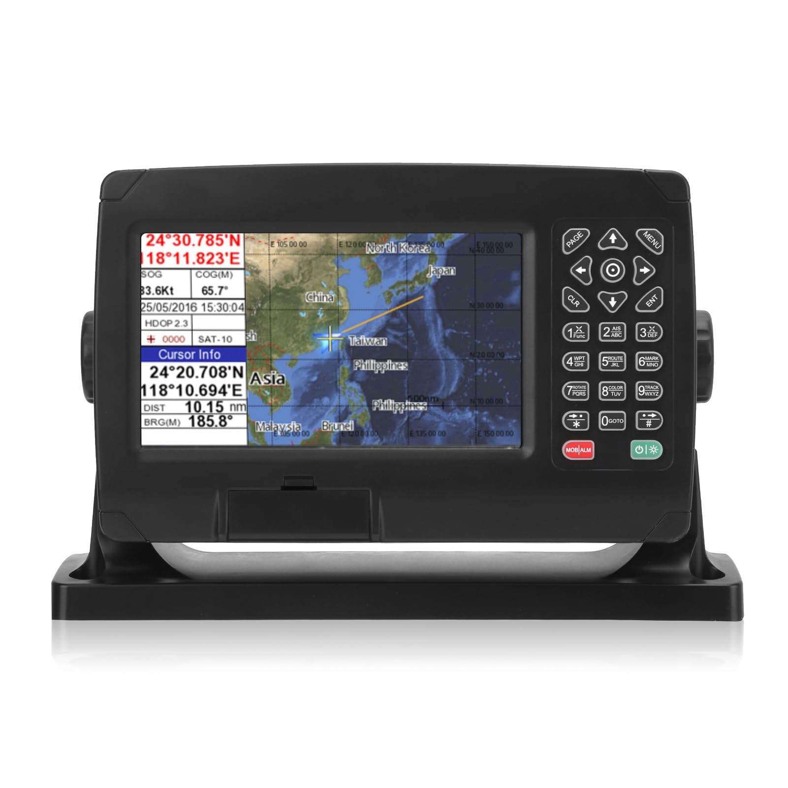Chart Plotter mit GNSS Antenne C MAP XINUO MAP Präzise Navigation Marine Boote Yachten IPX6 wasserdicht 50000 Wegpunkte IoT Software Updates
