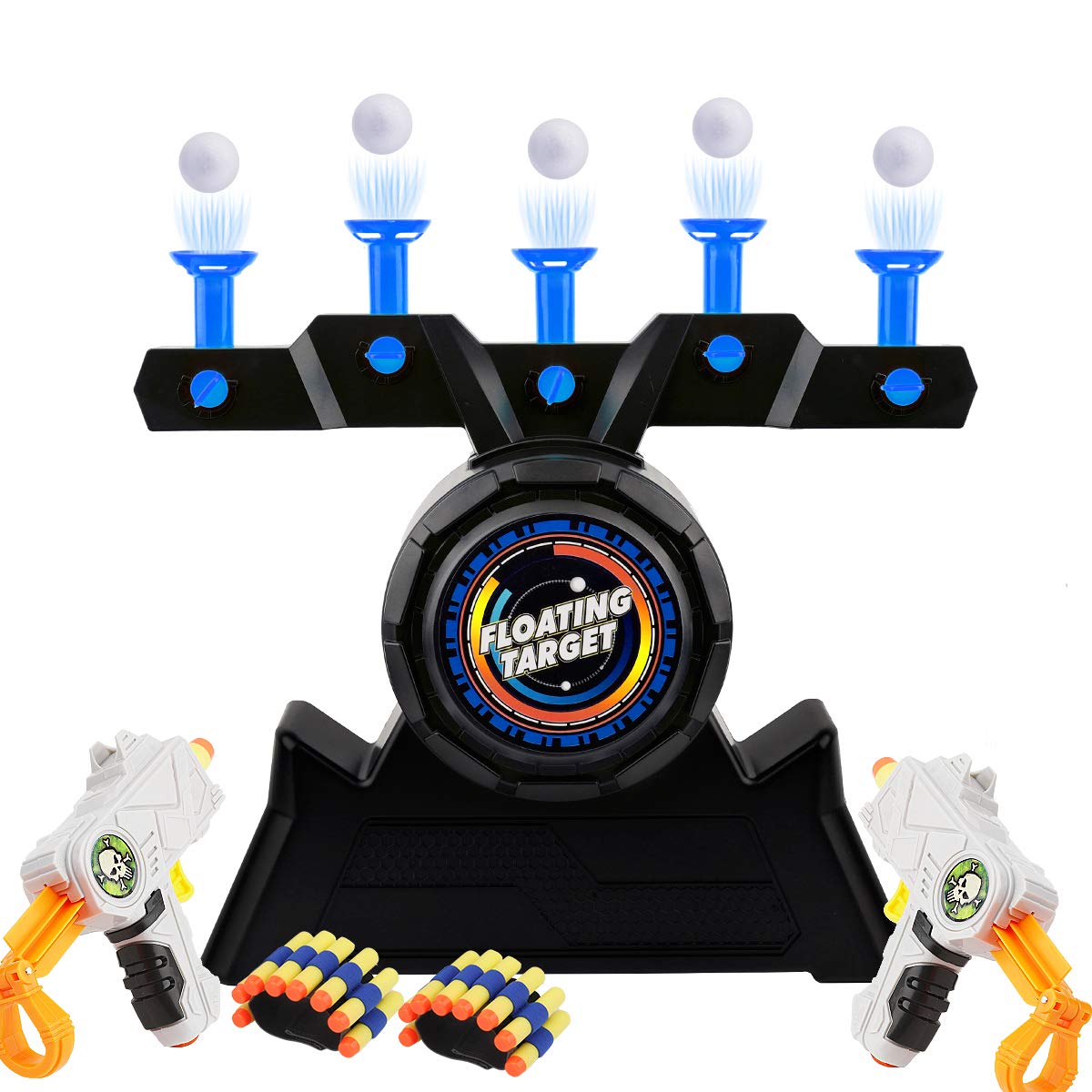 Buy Herefun 2pcs Shooting Toy , Electronic Target rechargeable with 10