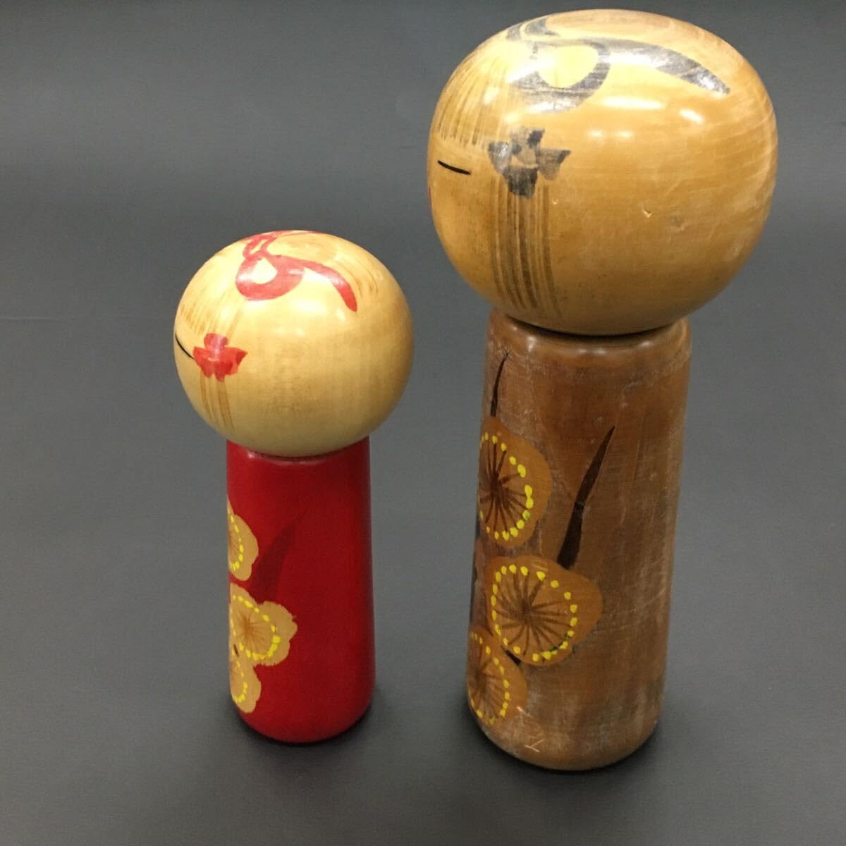 Amazon | 近代創作こけし 工人 白峰 作 コケシ人形 梅童 レトロ