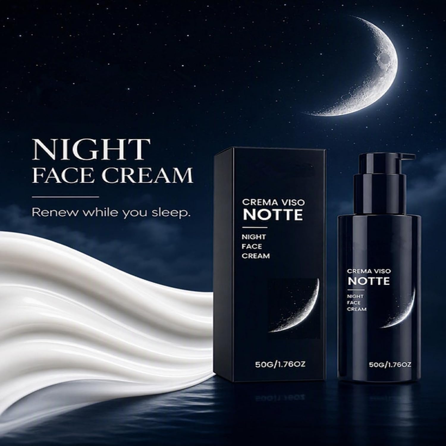 2Pcs Anti-Age Night Face Cream for Men,