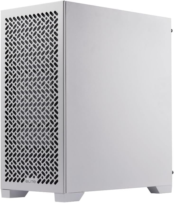 Cooler Master Elite 302 White Micro-ATX High Airflow Minimalist PC Case, 365mm GPU Max, Compatible RTX 5080|RX 7090 XT, 280mm AIO Max, Type C, Tempered Glass, Triple 120mm aRGB PWM Fan, Intakes Grill