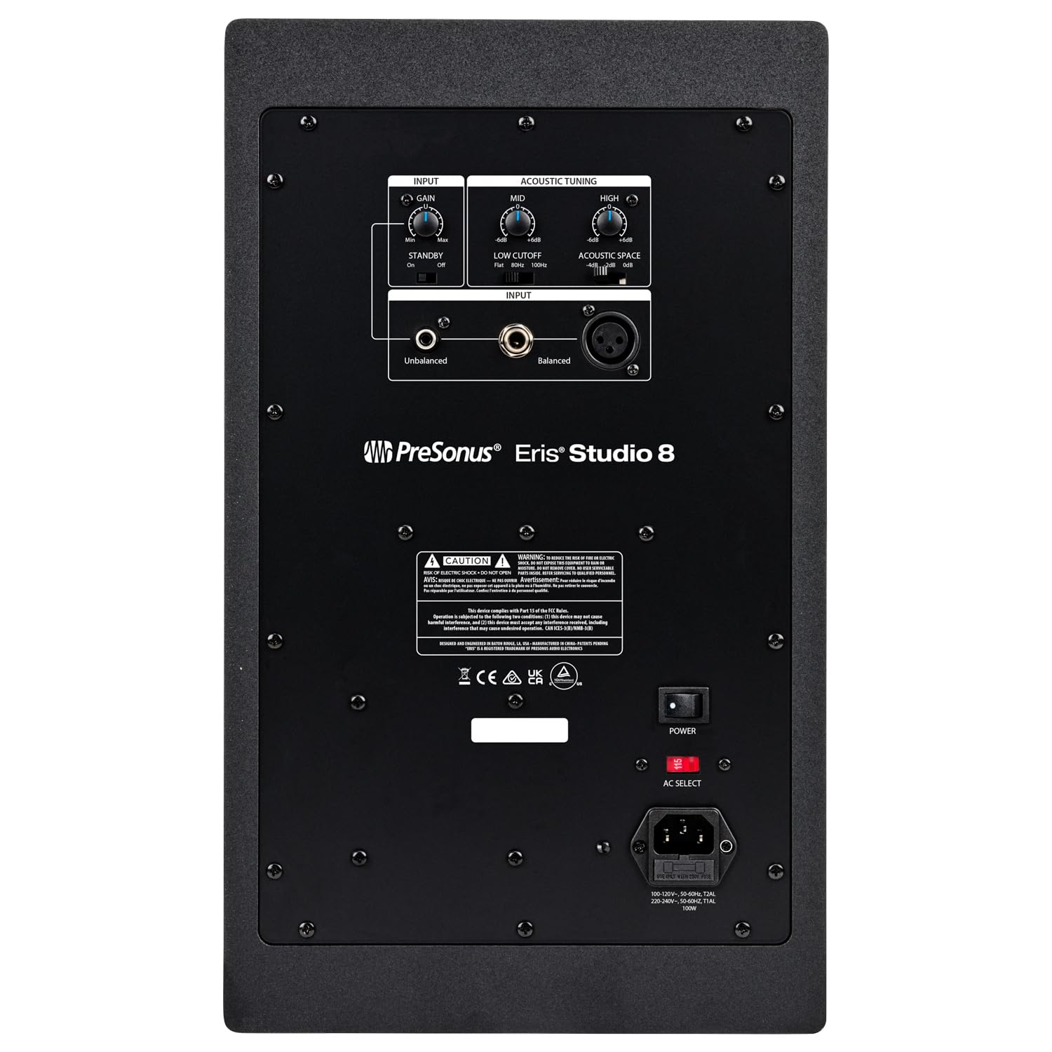 PreSonus Eris Studio 8 - Altavoces activos para monitor (8", 1 par, 2 cables jack keepdrum)