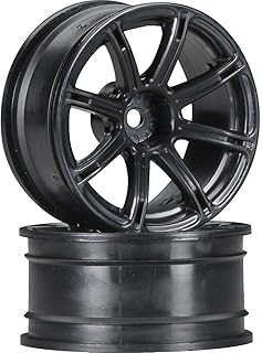 HPI Racing 3307 Work Emotion XC8 Wheel with 6mm Offset (Set of 2), 26mm, Black