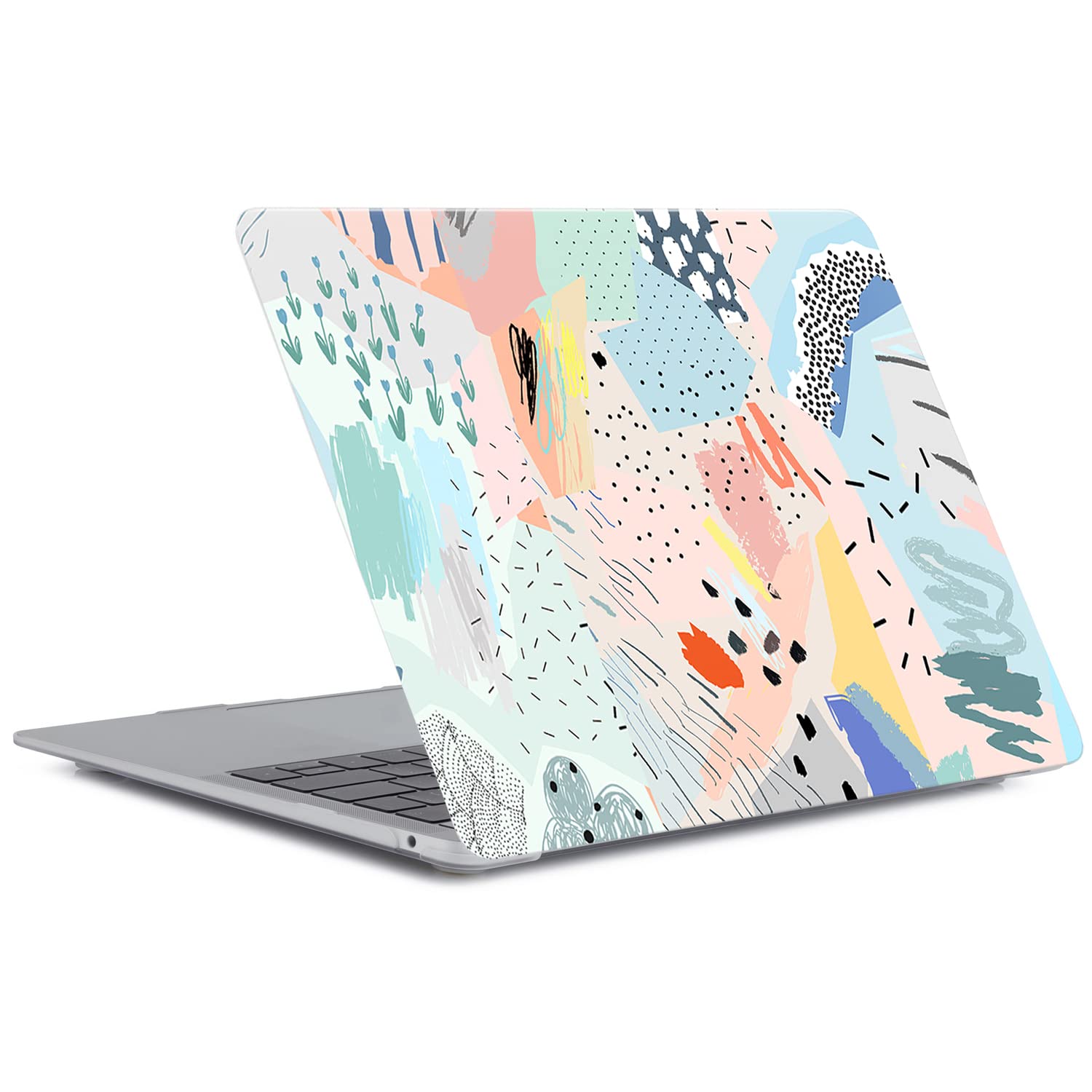 MCover Custodia Rigida Per MacBook Pro 13" A1989/A1706/A1708 (2016-2018), Con Piedini Pieghevoli, Verde