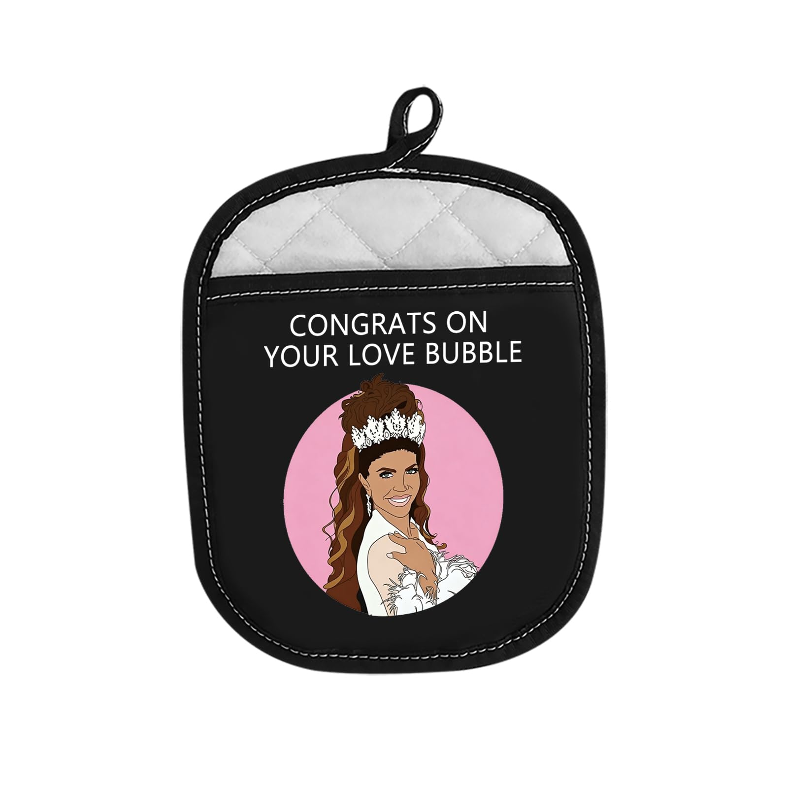 Manique de cuisine Love Bubble : cadeau de mariage pour elle et lui