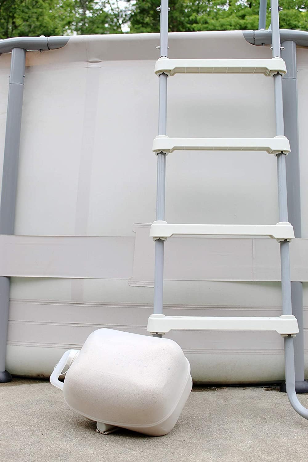 Cornucopia Swimming Pool Ladder Weights (2-Pack); Fillable Anchors for Your Pool Steps