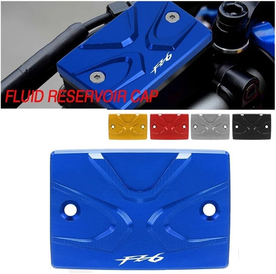 Fluid Reservoir Cap For FZ6N FZ6S FZ6R FZ6 FZ-6 FZ 6 N S R 2004-2015 CNCMotorcycle Front Brake Fluid Reservoir Master Cylinder Cover Oil Cap